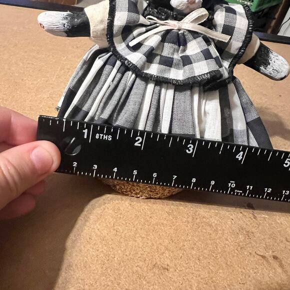 Wisty wonders Inc Crafty cat kitty doll anthropomorphic figurine *Cork bottom - Picture 14 of 16